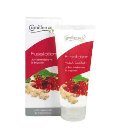 Foot lotion currant & ginger Camillen 60 with hyaluronic acid and panthenol 100ml 100 ml