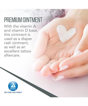 Dynarex Vitamin A&D Ointment (Lanolin-Free) - 144 Packets/Box - 5g - Minor Cuts, Burns, Diaper Rash, Dry Skin - Buy Online on GoSupps.com