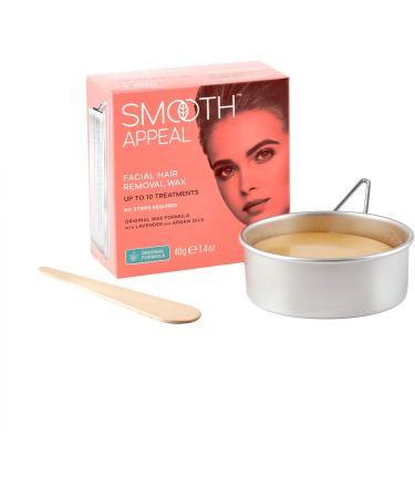 Smooth Appeal Facial Hair Remover Wax - Lavender & Argan Oil Infused 40g - Buy Online on GoSupps.com