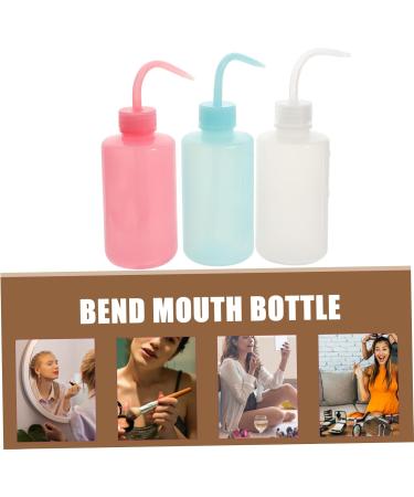 minkissy 3 Pack Eyelash Cleansing Bottle 250 Ml Squeeze Bottles with Curved Mouth and Leakproof Design for Eyelash and Eyebrow Care - Buy Online on GoSupps.com