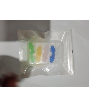 Waterproof Silicone Earplugs - 5 Pairs Reusable Noise-Reducing Earplugs for Swimming Sleeping & Work | Multi-Colored Hearing Protection - Buy Online on GoSupps.com