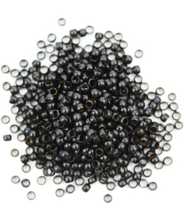 500pcs 2.5mm Copper Nano Rings Beads Hair Extension Nano Rings Beads (Black) 500pcs Black - Buy Online on GoSupps.com