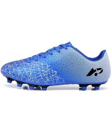 WELRUNG AG Sports Soccer Cleats Training Shoes - Non-Slip & Wear Resistant - Blue - Size 7 Women/6 Men - Buy Online on GoSupps.com
