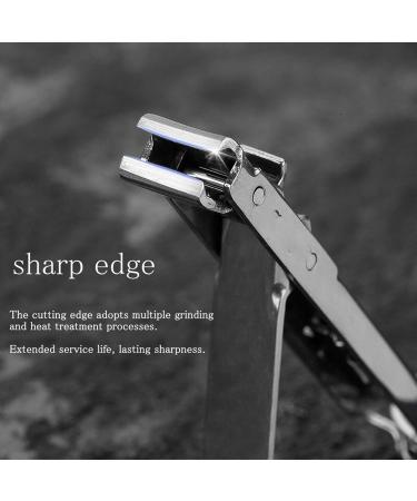 SVAASA Nail Clippers Ultra-Thin Portable Stainless Steel Nail Toe Cutter Trimmer Scissor Manicure Pedicure Tool Fingernail Clipper - Buy Online on GoSupps.com