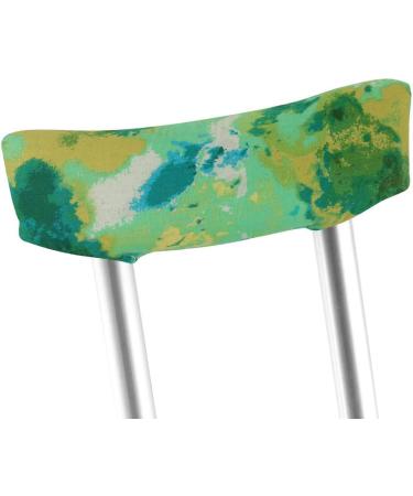 Crutch Underarm & Hand Grip Covers - Washable, Universal Padding in Dark Green - Buy Online on GoSupps.com