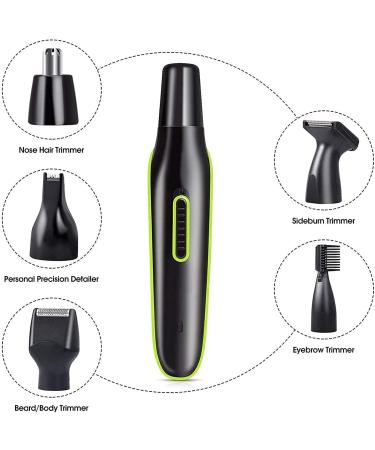 5 in 1 Ear Nose Hair Trimmer - Electric Facial Hair Trimmer for Men & Women Waterproof Stainless Steel Blades - Buy Online on GoSupps.com