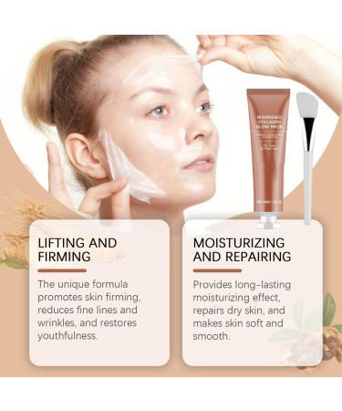 KARLOR Peel-off Face Mask Collagen Mask with brush Anti-wrinkle Mask for face Collagen Glow Mask Face Mask transparent gel texture moisturizing anti-wrinkle peel-off mask (100g) - Buy Online on GoSupps.com
