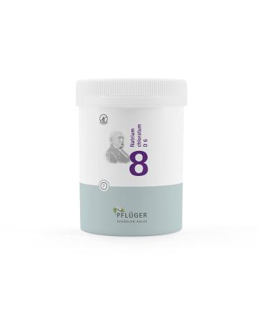 Pfl ger Sch ßler Salze No. 8 Sodium Chloratum D6-1000 tablets - the salt of the liquid balance - gluten -free Tasteless 1000 pieces (1 Pack)