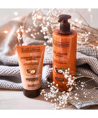  Evoluderm EVOLUDERM - Offer: 4 Shower Gels 500ml + Free Exfoliating Glove - Monoi Shower Gel - Argan - Shea Butter - Precious Oil - Natural Ingredients - Made in France - Buy Online on GoSupps.com