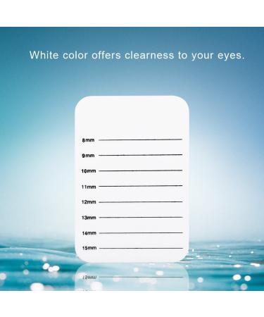 Eyeline Holder Scale Pallet for Eyelash Extensions | 8-15mm Eyelash Holder Accessories | Ideal for Salons & Professionals - Buy Online on GoSupps.com