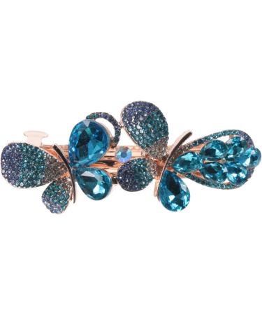 Beaupretty Spring Hair Clip rhinestone hair clip girls hair clips hair barrettes for girls blue hair clips barrettes for thick hair girl hair clips bridal hair pin rhinestones Miss - Buy Online on GoSupps.com