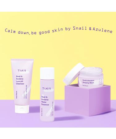 TIA M TIAM Snail & Azulene Low pH Gel Facial Cleanser | Anti-Acne Treatment for Sensitive Skin | 6.76 Fl. Oz - Buy Online on GoSupps.com