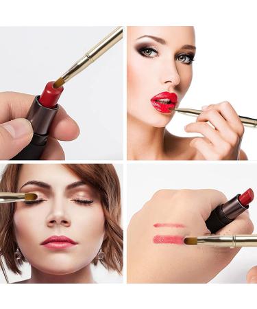 JOCXZI Retractable Lip Brush - 2Pcs Portable Lip Brush Retractable Lip Brush Lip Brush Portable Applicators for Lipstick Lip Gloss for Lipstick and Lip Contour - Buy Online on GoSupps.com