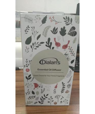 Essential Oil Diffuser Aromatherapy Air Cool Mist Diffuser 100ml Ceramic Aroma Scent Diffusers Humidifier with Auto Shut Off Ultrasonic Quiet/4 Timing Set/7 LED Lights for Home Office Sleep Lattice Wood - Buy Online on GoSupps.com