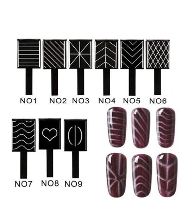 Shogpon 15-Piece High-Quality Magnet Stick Pencil Set for Stunning Cat Eye Nail Art | DIY 3D Magnetic Gel Polish Tools - Buy Online on GoSupps.com