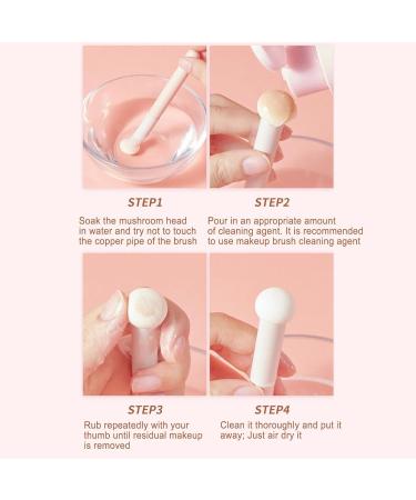 Teksome Mushroom Brush Soft Mushroom Makeup Sponge Puff - Sponge Powder Brushes Round Nose Contour Puff Brightening Concealer Brush for Eyelid Women Nose - Buy Online on GoSupps.com