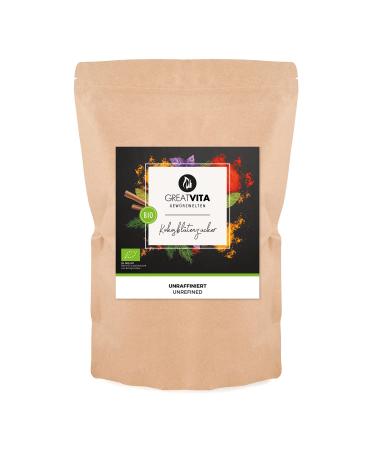 Fleur de coco biologique MeaVita MeaVita non raffin e 1 paquet (1 x 1000 g) dans un sac (l'emballage peut varier)