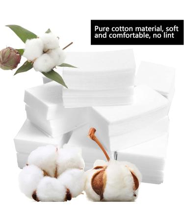  Azonelife Pack of 450 cotton nail pads nail wipes nail cleaning pads bristle-free pads for removing polish and gel perfect for professional and home use - Buy Online on GoSupps.com