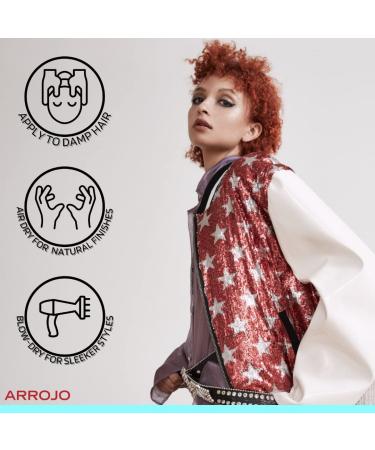 ARROJO Frizz Control Hair Oil - Moisture-Rich Anti-Frizz Treatment with Jojoba Oil for Smoothness and Shine - 5.1 oz - Buy Online on GoSupps.com