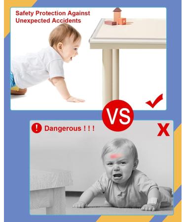 Baby Proofing Edge Protector Strip Clear Silicone Soft Corner Protectors with Upgraded Pre-Taped Strong Adhesive 16.4ft(5M) Edge Protectors for Sharp Corners of Cabinets Tables Drawers(4 Corners) 10MM*5M - Buy Online on GoSupps.com
