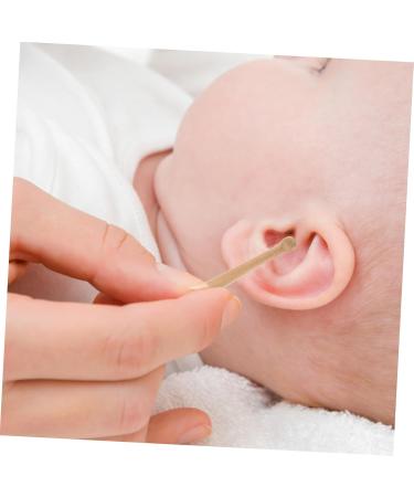 OUNONA Peach Wood Ear Scoop Tool Set Carved Earwax Removal Tools Portable Ear Cleaner for Household Use Ergonomic Design - Buy Online on GoSupps.com