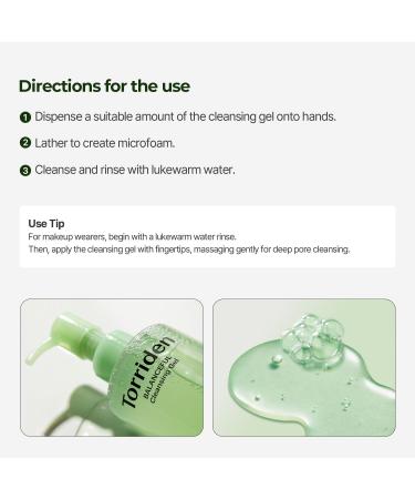 Buy Torriden BALANCEFUL Cica Cleansing Gel 6.76 fl. oz. Soothing Daily Facial Cleanser with 5 Centella Asiatica Extracts Hydrate and Calm Your Skin International Shipping Available - Buy Online on GoSupps.com