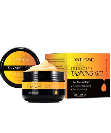 Intensive Tanning Luxe Gel Natural Self Tanning Not Harmful to the Skin All Skin Types 50g