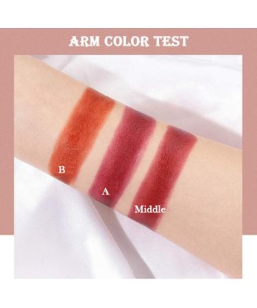 Kybbe Three-color Lipstick Non-stick Cup Matte Fashion Style Ladies Birthday Gift Black Color-changing - Buy Online on GoSupps.com