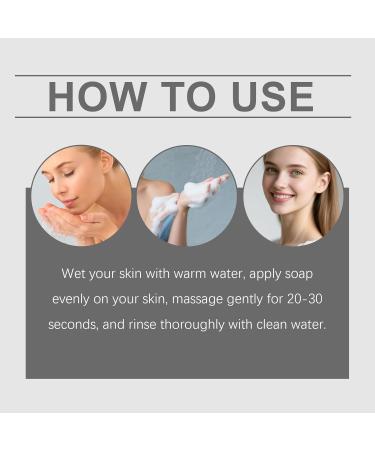 VKaoess Persimmon soap for removing body odor Deodorizing cleanser for men and women Natural soap for body and face Removes old man odor 100 g 2 pieces - Buy Online on GoSupps.com