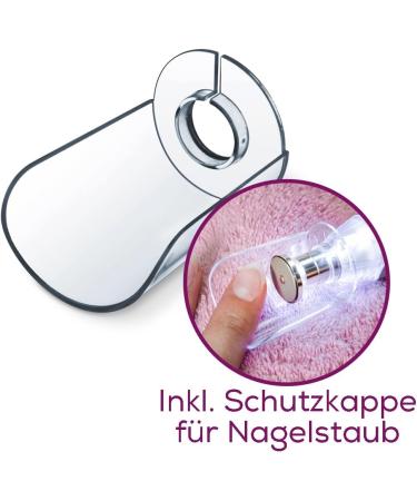 Beurer MP 62 Manicure/Pedicure Set - Electric Nail Files with 10 Attachments LED Light & Speed Control - High-Quality Nail Care Storage Bag Included - Buy Online on GoSupps.com