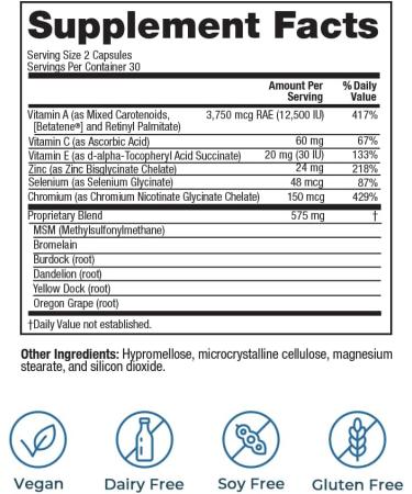 VitaMedica Clear Skin Bundle | Natural Nutraceutical & Probiotic Cleanser & Moisturizer for Breakout-Prone Skin - Shop Internationally - Buy Online on GoSupps.com