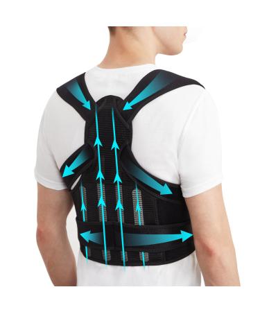 KD Back Brace Posture Corrector - Full Support for Men & Women | Relieve Back Pain & Improve Posture (X-Large - Buy Online on GoSupps.com