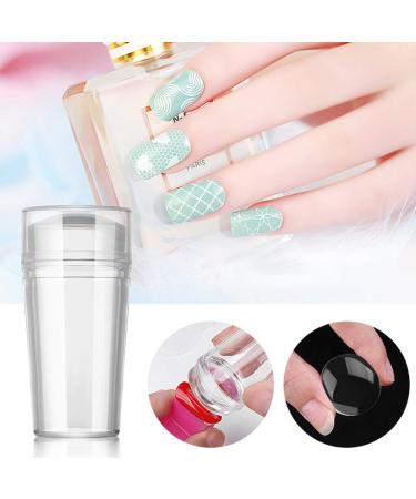 Lurrose 3 Transparent Nail Stamping Plates & Scrapers - Silicone Nail Art Tools for Perfect Manicures | International Shipping Available - Buy Online on GoSupps.com