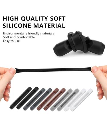 Bekecidi 10 Pairs Soft Silicone Glasses Hanging Sleeves - Comfortable Ear Handles for Reading & Sunglasses | 5 Colors Available - Buy Online on GoSupps.com