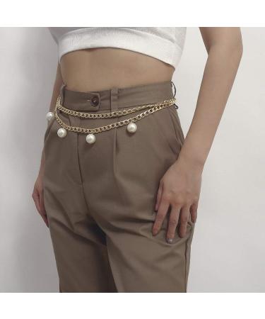 Xerling Big Pearl Waist Chain for Women - Bohemian Statement Belly Chain - Buy Online on GoSupps.com