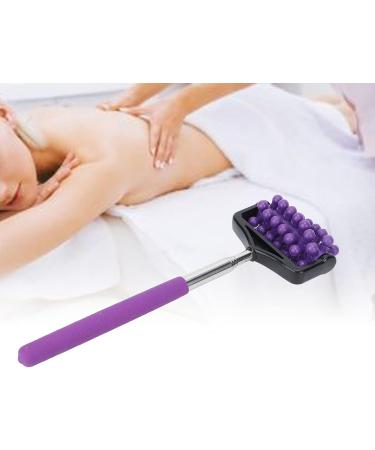 Verdant Touch Telescopic Massage Stick - Back Pain Relief Roller for Muscle Soreness - Purple - Buy Online on GoSupps.com