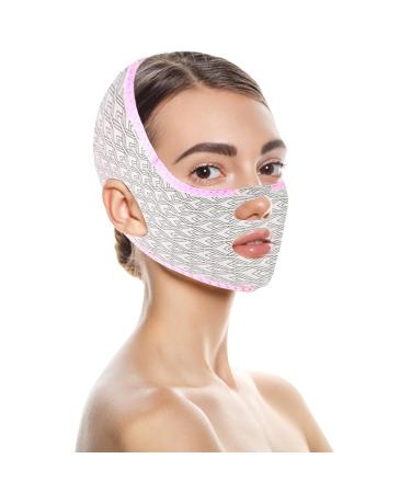 Chin Strap for Double Chin Reusable Chin Lifting Bands for Face Double Chin Remover Face Band for Lifting Sagging Skin