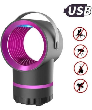 Electric Fly Killer Bug Zapper Mosquito Trap Lamp with Heating System Simulated Human and Strong Fan (Black) - Buy Online on GoSupps.com