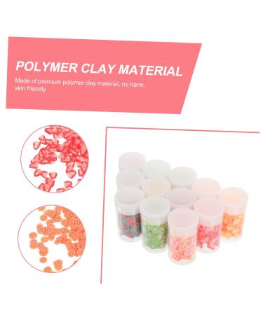 12 Boxes Nail Art Accessories - Resin Production Cell Phone Shell Charms | 3D Fruit Slices & Dessert Pearls for Manicure | Soft Ceramic 14.2x8.8x2.5cm Vibrant Colors - Buy Online on GoSupps.com