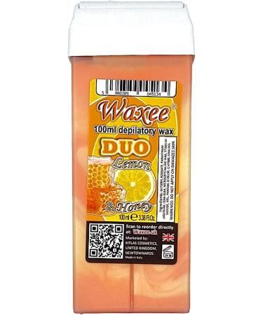 Waxee DUO Roll-On Wax Cartridge 100ml 6pcs + 100 Waxing Strips - Refill Kit - Buy Online on GoSupps.com