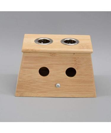 Zhongjiuyuan Bamboo Moxa Box - Moxa Roll Holder for Neck Body & Naval Therapy | Traditional Chinese Acupuncture Tools - Buy Online on GoSupps.com