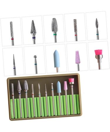 minkissy 2 Sets Diamond Nail Bit Nail Art Supplies Electric Nail Filer Nail Drill Bit Brush Manicure Drill Bits Tungsten Carbide Nail Drill Manicure Sand Tool Nail Supplies Ceramics - Buy Online on GoSupps.com