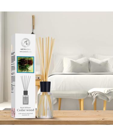 Room Fragrance Diffuser Cedar 100ml - Naturally Essential Cedar Oil - Long-Lasting Aroma for Home Office Spa & More - Perfect for Aromatherapy - Buy Online on GoSupps.com