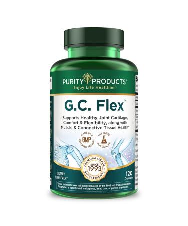 Purity Products G.C. Flex (Glucosamine and Chondroitin Sulfate Super Formula) - Supports Joint + Cartilage Health + Healthy Muscles + Connective Tissue - Promotes Joint Flexibility - 90 Capsules from