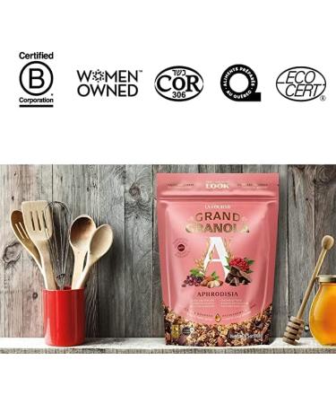 La Fourmi - Grand Granola Aphrodisia - Granola chocolat noir raisins de corinthe amandes grill es flocons d'avoine - 84% d ingr dients bio - naturel - granola bio - Buy Online on GoSupps.com
