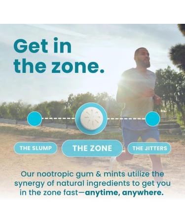 Neuro Energy & Focus Bundle - Peppermint Nootropic Gum (90ct) + Mints (90ct) Natural Caffeine L-Theanine B12 + B6 Sugar-Free Brain Support for Clarity & Energy - Buy Online on GoSupps.com
