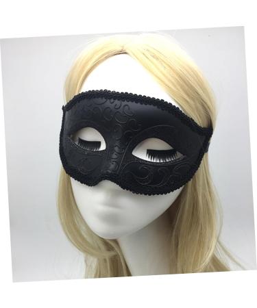 POPETPOP Halloween Masquerade Ball Black Costume Unique Masquerade Halloween Black Maskes Costumes Male and Female Stand Out Makeup Men and Women Prom - Buy Online on GoSupps.com