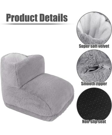 Abiemuce 2-in-1 Foot Warmer Hot Water Bottle Electric-Free Soft & Safe Heated Bottle for Women & Kids 1L Capacity (Gray 25x30x25cm) - Buy Online on GoSupps.com
