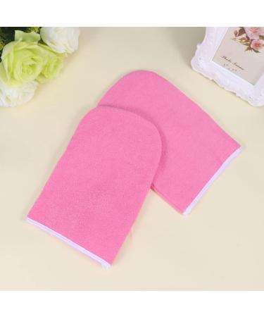 Healeved Warming Gloves 2 Pairs Hand Treatment Mitts Hand Spa Cover Paraffin Wax Gloves Bath Treatment Mitt Insulated Gloves Care Cotton Gloves Pink Warm Gloves - Buy Online on GoSupps.com