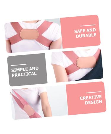 Adjustable Back Correction Belt | Posture Corrector & Support Strap for Women & Kids - Anti Hunchback Pink - Buy Online on GoSupps.com